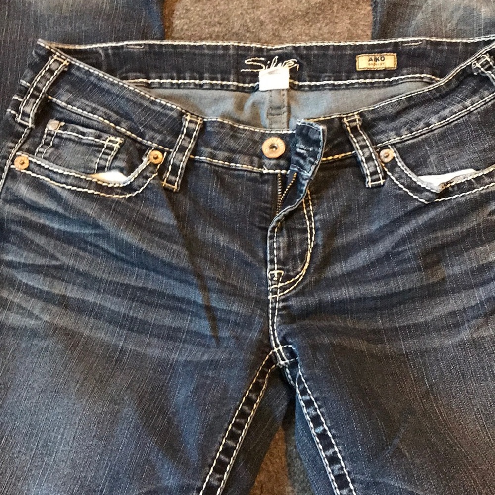 Silver jeans